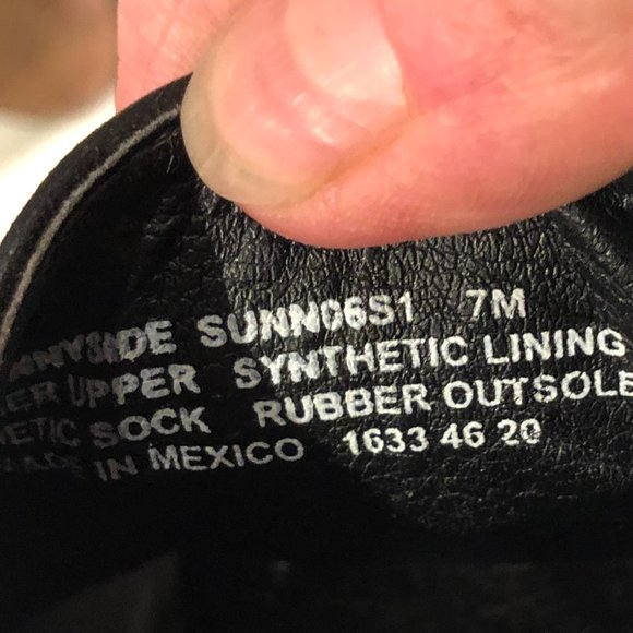 Steve Madden Chunky Platform Black Slingbacks - Sz 7 - Picture 7 of 7